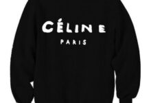 Celine Sweatshirts Basic Celine Paris Top Brand